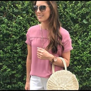 Loft Mauve Blouse